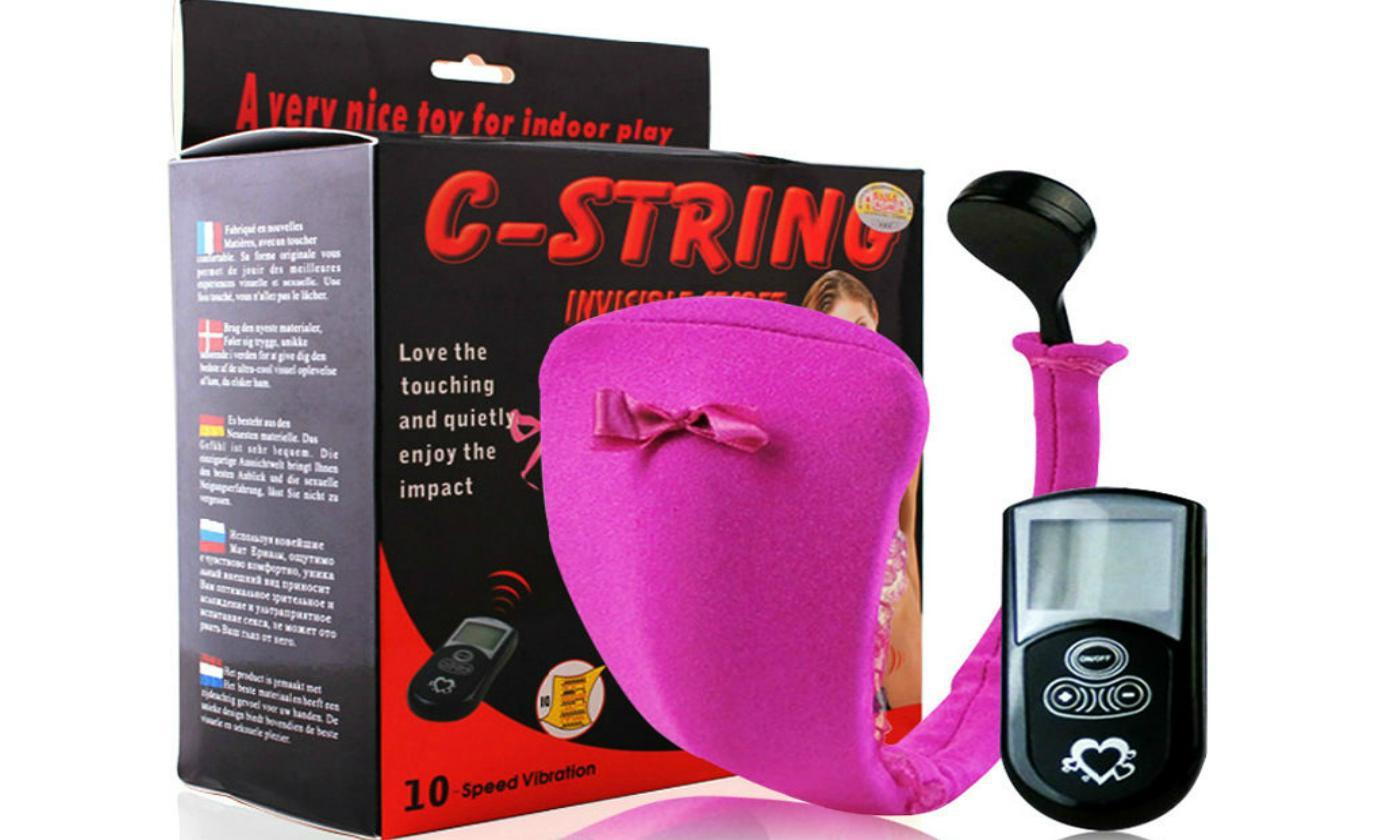 Women C-String Underwear Vibrating Panties Wireless