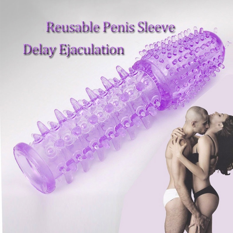 Crystal Clear Penis Sleeve with Strong Grip For Men
