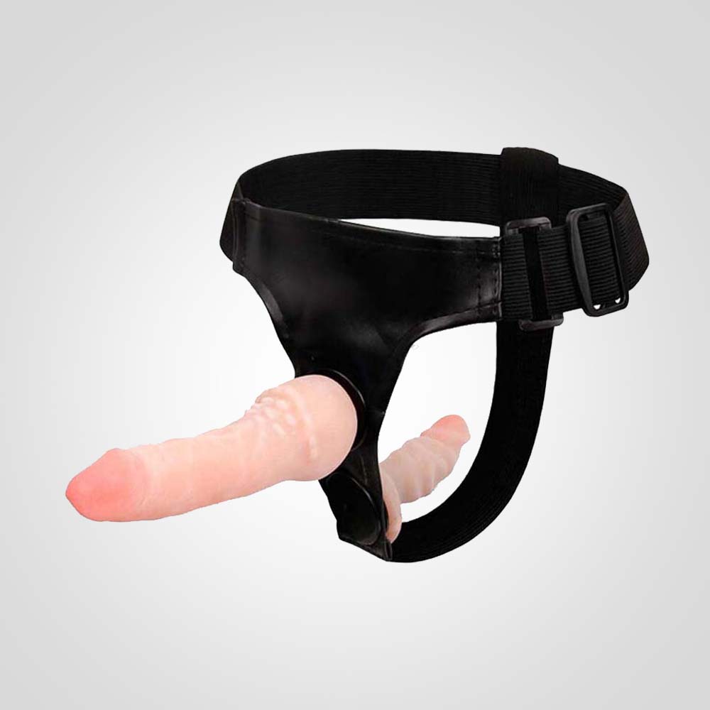 Double Dildo with Strap-On Adjustable Belt Bailey